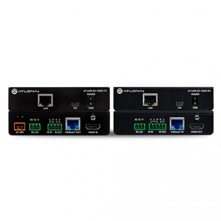 Extensor Atlona AT-UHD-EX-100CE-KIT 4K HDMI/HDBaseT extender set with Ethernet pass through, PoE, IR and RS-232 503,01 €