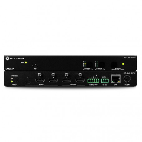 Matriz Atlona AT-OME-SW32 Omega 3x2 matrix switch HDMI and USB 642,50 €