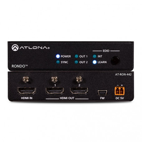 Distribuidor de Video Atlona AT RON 442 Divisor amplificador HDMI 4K HDR de 2 puertos 304,34 €