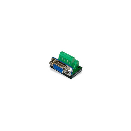 Conector HD-Sub de fijación con tornillos para paneles hembra de 15 pines - AB4004 17,02 €