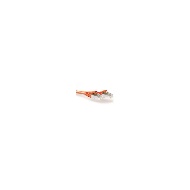 ACT Orange 1.00 meter SFTP CAT6A patch cable snagless with RJ45 connectors - FB2101 2,63 €