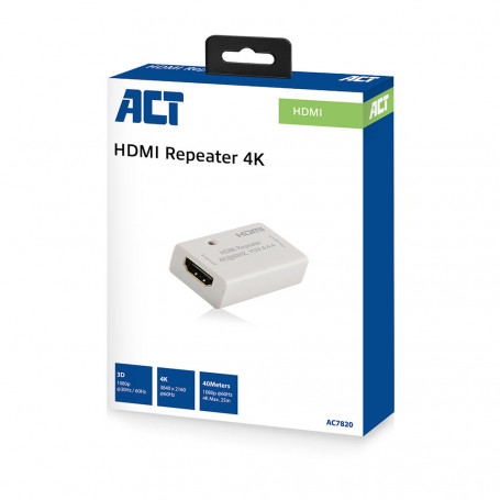 Extensor ACT AC7820 Repetidor HDMI 4K, hasta 40 metros 22,07 €