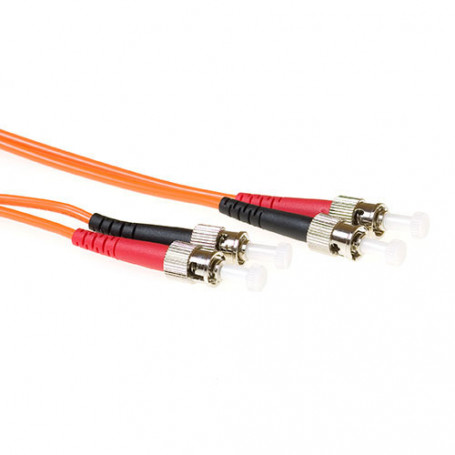 ACT Cable de conexión de fibra Multimodo 50/125 OM2 duplex LSZH con conectores ST 0,50 m - RL1500 7,83 €