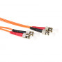 ACT Cable de conexión de fibra Multimodo 50/125 OM2 duplex LSZH con conectores ST 0,50 m - RL1500 7,83 €