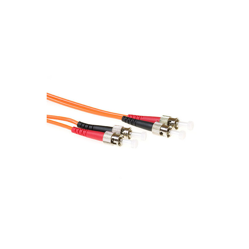 ACT Cable de conexión de fibra Multimodo 50/125 OM2 duplex LSZH con conectores ST 1,50 m - RL1551 8,45 €