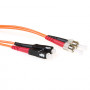 ACT Cable de conexión de fibra Multimodo 62.5/125 OM1 duplex LSZH con conectores ST/SC 0.50 m - RL2000 7,80 €