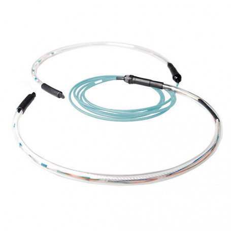 Cable de Fibra Óptica de 4 fibras Multimodo 50/125 OM3 interior/exterior con conectores LC 40,00 m