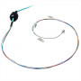 Cable de Fibra Óptica de 4 fibras Multimodo 50/125 OM3 interior/exterior con conectores LC 140,00 m