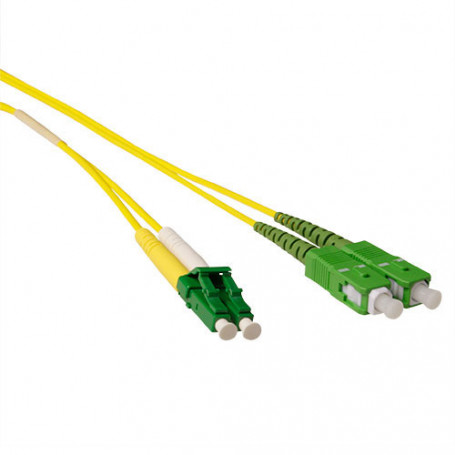 ACT Cable de conexión de fibra Monomodo 9/125 OS2 duplex LSZH con conectores LC/APC8 a SC/APC8 1,00 m - RL2701 10,53 €