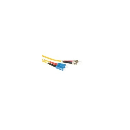 Cable de Fibra Óptica Monomodo 9/125 OS2 duplex LSZH con conectores SC/ST  2,00 m
