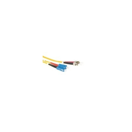 Cable de Fibra Óptica Monomodo 9/125 OS2 duplex LSZH con conectores SC/ST  10,00 m