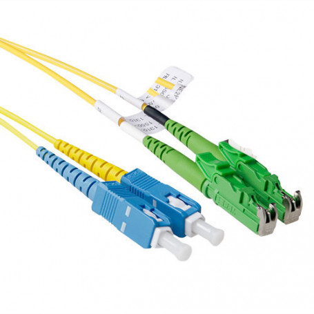 ACT Cable de conexión de fibra Monomodo 9/125 OS2 duplex LSZH con conectores E2000/APC y SC/UPC 2,00 m - RL3102 38,40 €