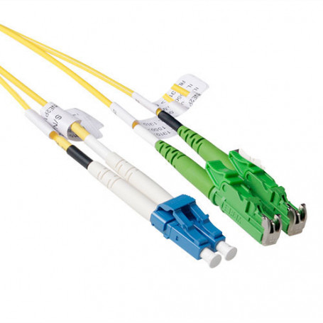 ACT Cable de conexión de fibra Monomodo 9/125 OS2 duplex LSZH con conectores E2000/APC y LC/UPC 1,00 m - RL3201 37,47 €
