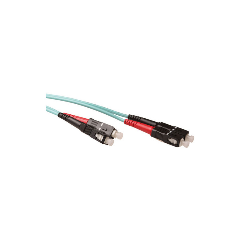 ACT Cable de conexión de fibra Multimodo 50/125 OM3 duplex LSZH con conectores SC 7,00 m - RL3607 12,95 €