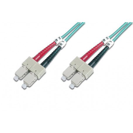 Cable de fibra óptica Multimodo 50/125 OM4 duplex LSZH con conectores SC 5,00 m - RL3705 13,47 €