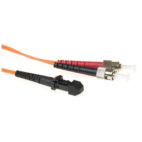 ACT Cable de conexión de fibra Multimodo 62.5/125 OM1 duplex LSZH con conectores MTRJ/ST 2,00 m - RL4002 12,30 €