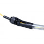 Cable de Fibra Óptica de 8 fibras Monomodo 9/125 OS2 interior/exterior con conectores LC 260 m