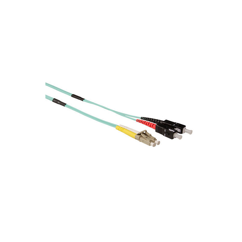ACT Cable de conexión de fibra Reforzada Multimodo 50/125 OM3 duplex LSZH con conectores LC/SC 10,00 m - RL5201 19,08 €