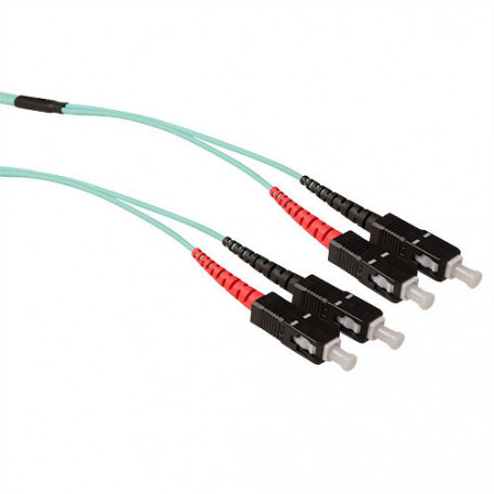 ACT Cable de conexión de fibra Reforzada Multimodo 50/125 OM3 duplex LSZH con conectores SC 10,00 m - RL5301 18,77 €