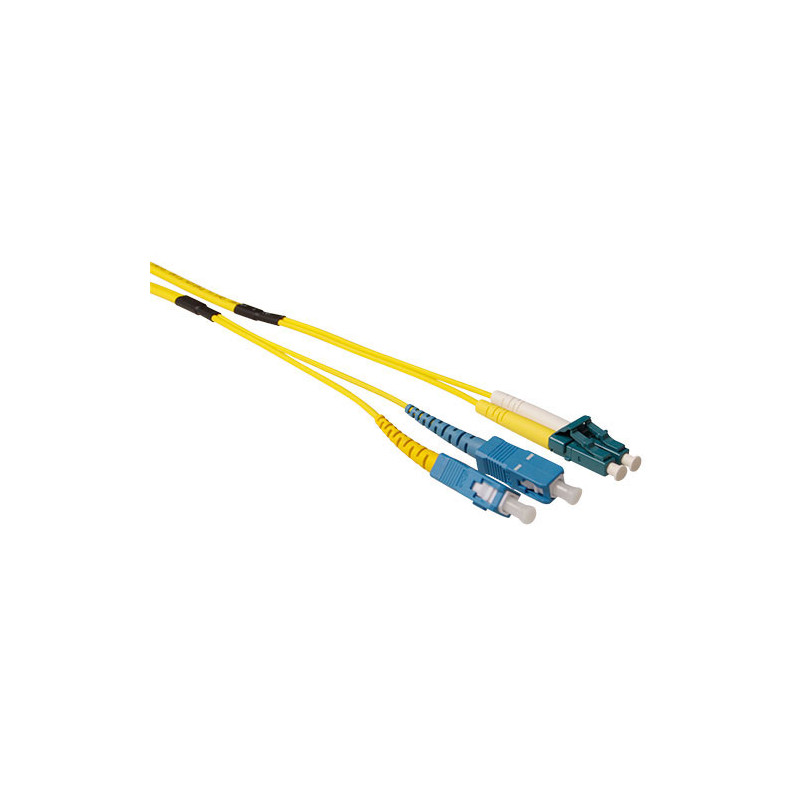 ACT Cable de conexión de fibra Reforzada Monomodo 9/125 OS2 duplex LSZH con conectores LC/SC 20,00 m - RL5602 21,75 €