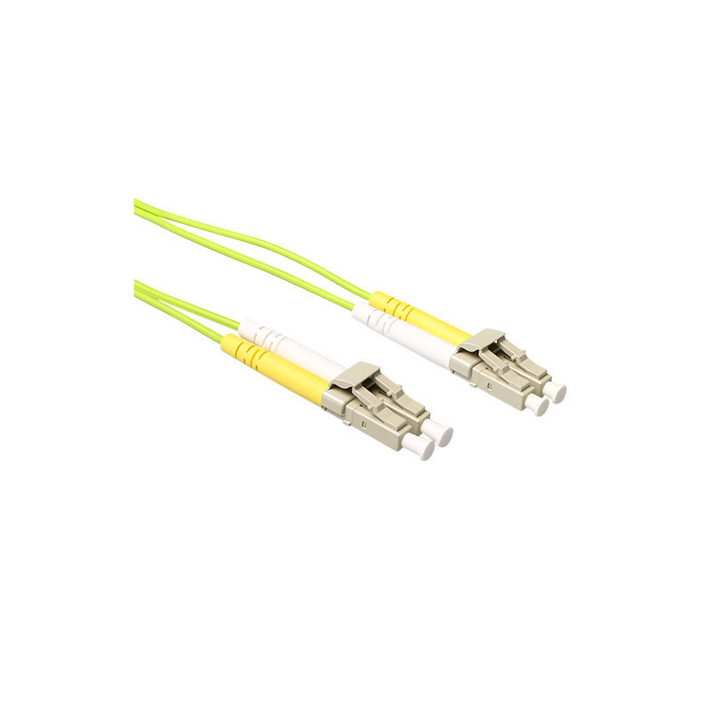 Cable de conexión de fibra dúplex 0,5 metros LSZH Multimodo 50/125 OM5 con conectores LC 9,58 €