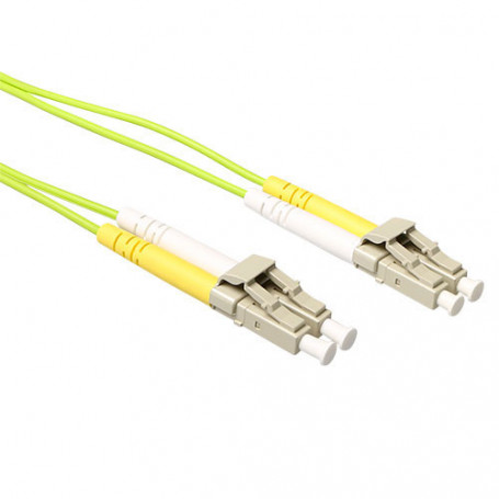 Cable de conexión de fibra dúplex 1 metro LSZH Multimodo 50/125 OM5 con conectores LC 10,57 €