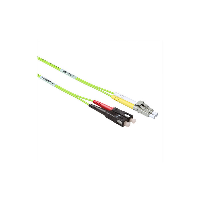 Cable de conexión de fibra dúplex 0,5 metros LSZH Multimodo 50/125 OM5 con conectores LC 9,24 €