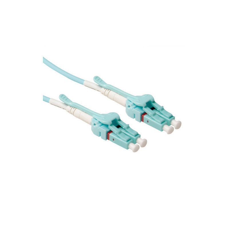 ACT Cable de conexión de fibra Uniboot Multimodo 50/125 OM3 duplex LSZH con conectores LC (con extractor) 0,50 m - RL6300 9,92 €