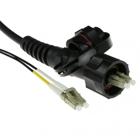 Cable de Fibra Óptica 50/125 Duplex LC (IP67) - LC de 10 metros