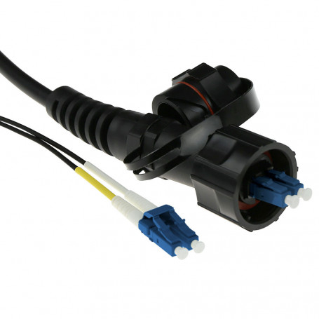 Cable de Fibra Óptica Monomodo 9/125µm dúplex LC (IP67) - LC 1m