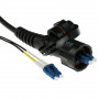 Cable de Fibra Óptica Monomodo 9/125µm dúplex LC (IP67) - LC 2m