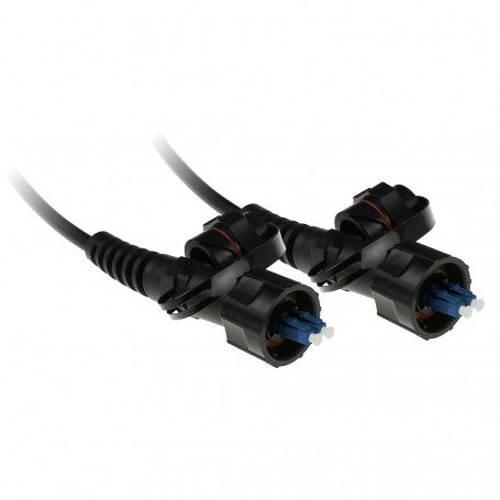 Cable de Fibra Óptica Monomodo 9/125µm dúplex LC (IP67) - LC (IP67) 1m