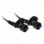Cable de Fibra Óptica Monomodo 9/125µm dúplex LC (IP67) - LC (IP67) 2m