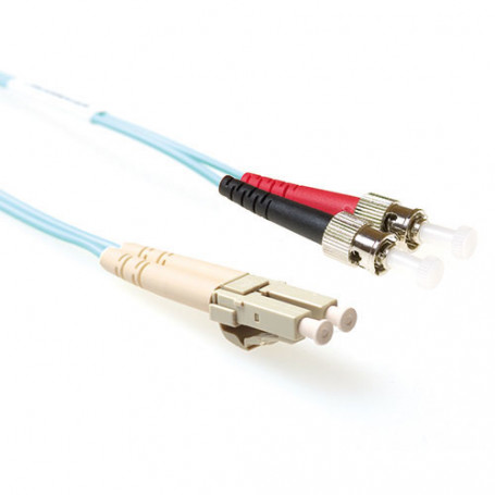 Cable de fibra óptica Multimodo 50/125 OM3 duplex LSZH con conectores LC/ST 1,50 m - RL7651 8,97 €