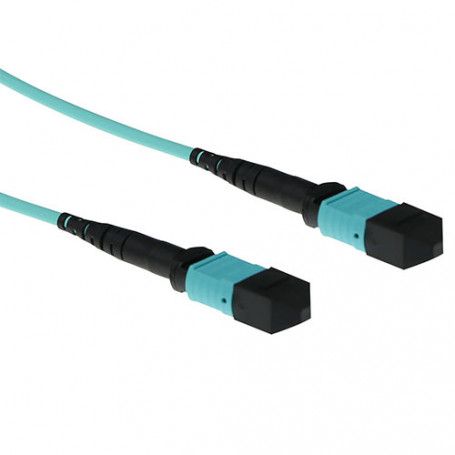 Cable de Fibra Óptica multimodo 50/125 OM3 polaridad A con conectores hembra MTP 2m