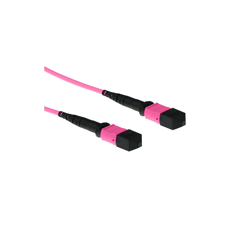 Cable de fibra optica Multimodo 50/125 OM4 polaridad B con conectores hembra MTP 2m - RL7762 91,20 €