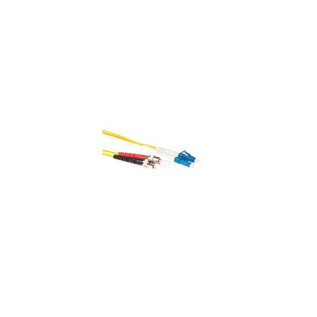 Cable de Fibra Óptica Monomodo 9/125 OS2 duplex LSZH con conectores LC/ST  2,00 m