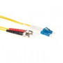 Cable de Fibra Óptica Monomodo 9/125 OS2 duplex LSZH con conectores LC/ST  2,00 m