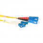 Cable de Fibra Óptica Monomodo 9/125 OS2 duplex LSZH con conectores LC/SC  0,50 m