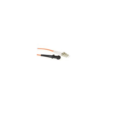 Cable de Fibra Óptica Multimodo 62,5/125 OM1 duplex LSZH con conectores MTRJ/LC  1,00 m