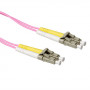 Cable de Fibra Óptica Multimodo 50/125 OM4 duplex LSZH con conectores LC  0,50 m