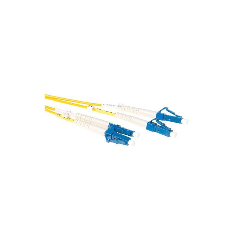 Cable de fibra óptica Monomodo 9/125 OS2 duplex LSZH con conectores LC 0,50 m - RL9900 8,38 €