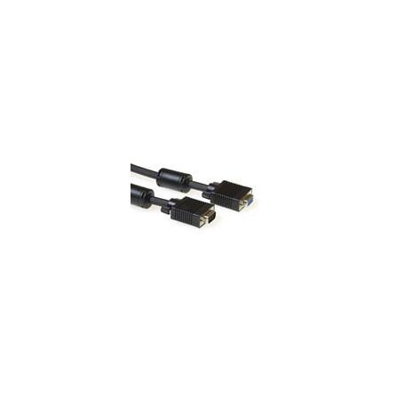 ACT Cable de extensión VGA de Alto Rendimiento macho - hembra Negro 1,80 m - AK4220