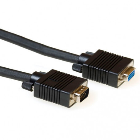 ACT Cable de extensión VGA de Alto Rendimiento macho - hembra Negro 3,00 m - AK4223