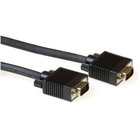 ACT Cable de conexión VGA de Alto Rendimiento macho - macho Negro 0,50 m - AK4250