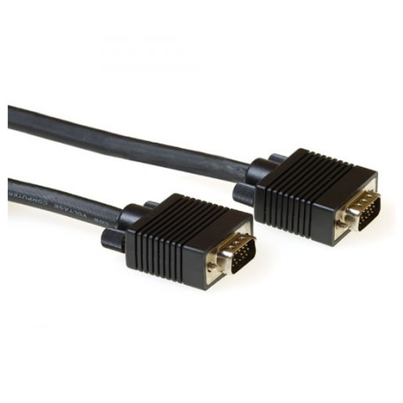 ACT Cable de conexión VGA de Alto Rendimiento macho - macho Negro 1,00 m - AK4251
