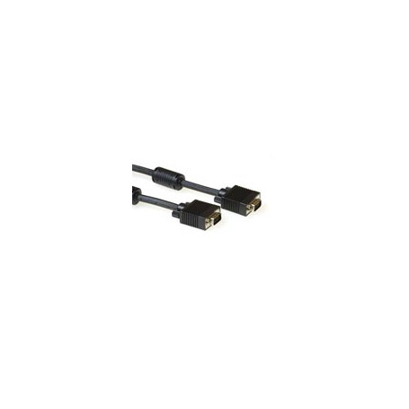 ACT Cable de conexión VGA de Alto Rendimiento macho - macho Negro 3,00 m - AK4263