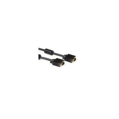 ACT Cable de conexión VGA de Alto Rendimiento macho - macho Negro 20,00 m - AK4273