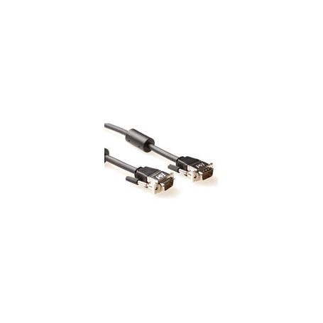 ACT Cable de conexión VGA de Alto Rendimiento macho - macho con conectores metalicos  3,00 m - AK9063