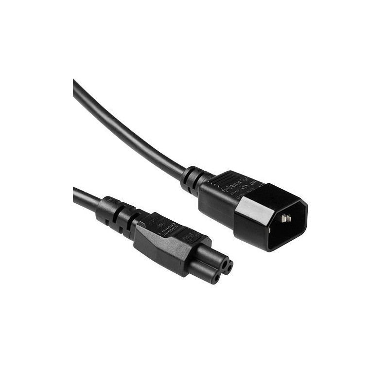 Cable de Alimentación C14 a C5 negro 0,50 m 2,40 € Cable de Alimentación C14 a C5 negro 0,50 m 2,40 €